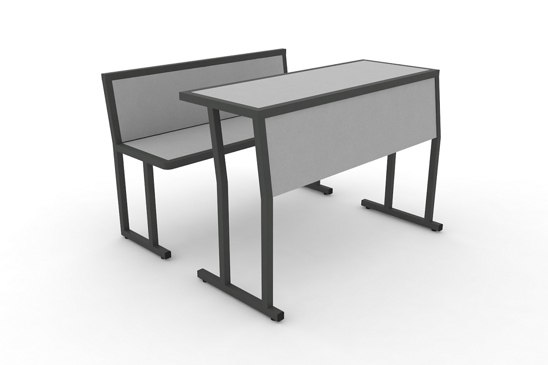 Комплект для первого ряда DESK DKN-1100SPL Серый / Антрацит Металл  стоимость