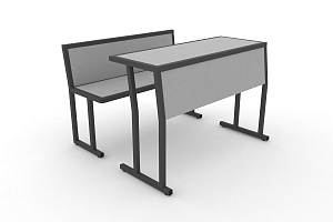 Комплект для первого ряда DESK DKN-1100SPL Серый / Антрацит металл фото