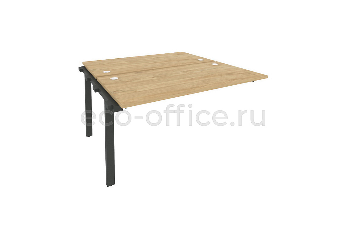 Наборный элемент рабочей станции на П-образном м/к ONIX O.M-2.NRS-3.7 Тиквуд Светлый / Антрацит металл  стоимость