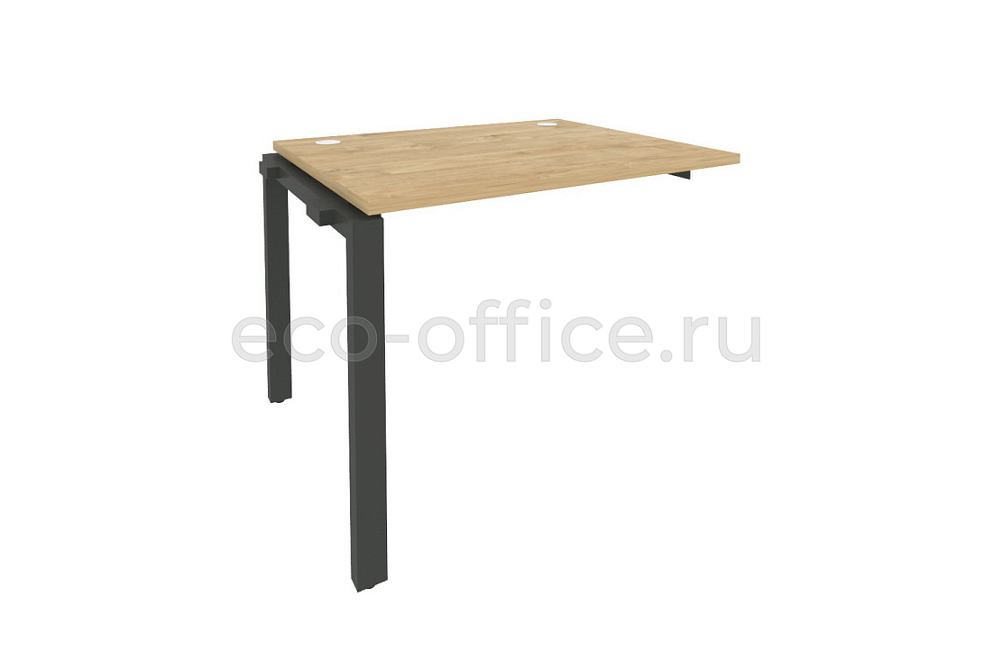 Наборный элемент рабочей станции на П-образном м/к ONIX O.MP-1.NRS-1.8 Тиквуд Светлый / Антрацит металл  стоимость