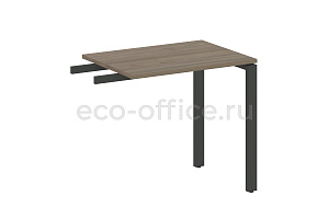 Приставной элемент на П-образном м/к METAL SYSTEM STYLE БП.ПР-2 Вяз Благородный / Антрацит металл фото