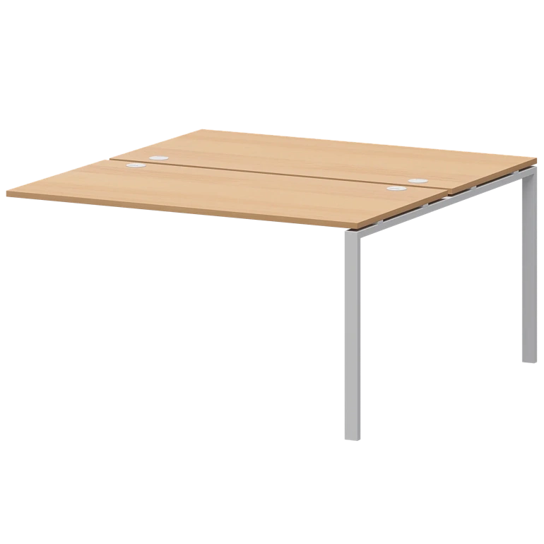 модуль двойной на 2 рабочих места protech амбэ-002 ольха/белый фото