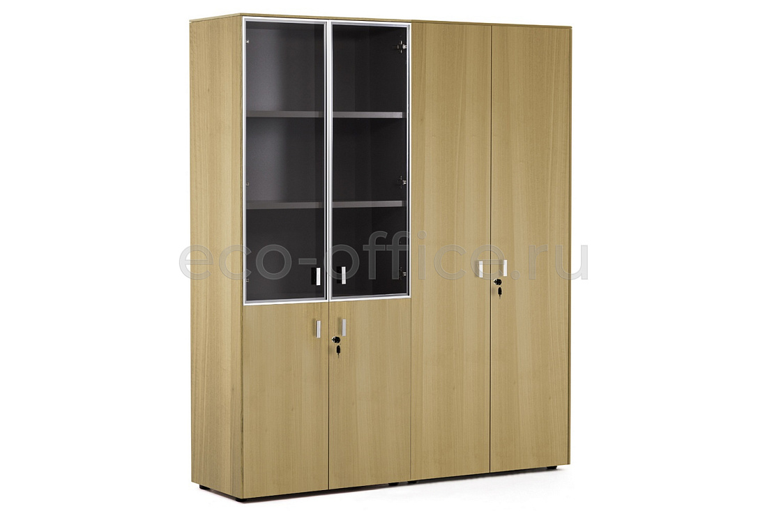 Шкаф комби + для бумаг ENZO 109 726 ECL-L 51 Эвкалипт Светлый / Хром металл  стоимость