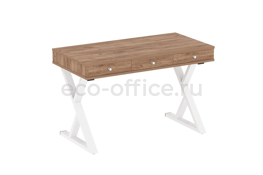 Стол на металлокаркасе HomeOffice VR.SP-1-118.M white Дуб Табак  стоимость