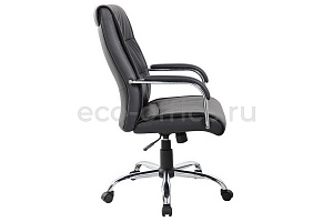 Кресло руководителя RV Chair ATOM 9249-1 Чёрная экокожа фото