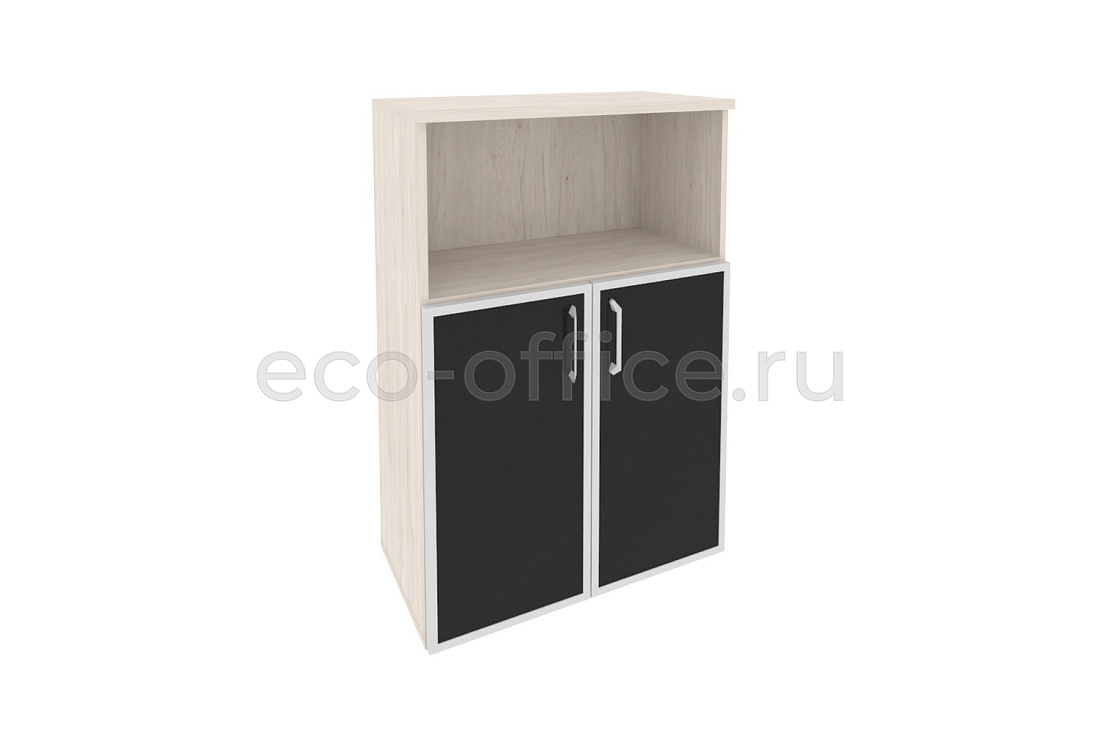 Шкаф средний широкий ONIX O.ST-2.2 R black Денвер Светлый купить в Москве