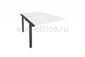 Наборный элемент рабочей станции на П-образном м/к ONIX O.M-2.NRS-1.8 Белый Бриллиант / Антрацит металл фото