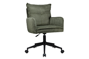 Кресло ECO-CHAIR ALEN 9-237 Зелёный вельветовый велюр фото