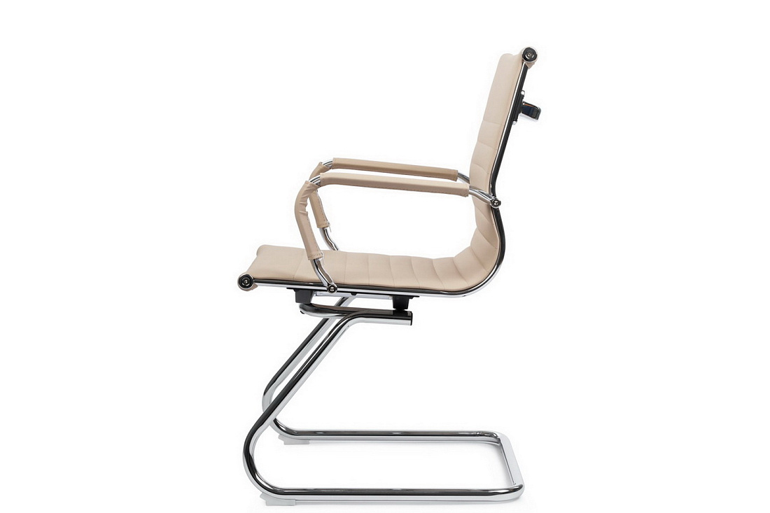 Конференц-кресло RV Chair HUGO 6002-3EC Бежевая экокожа  стоимость