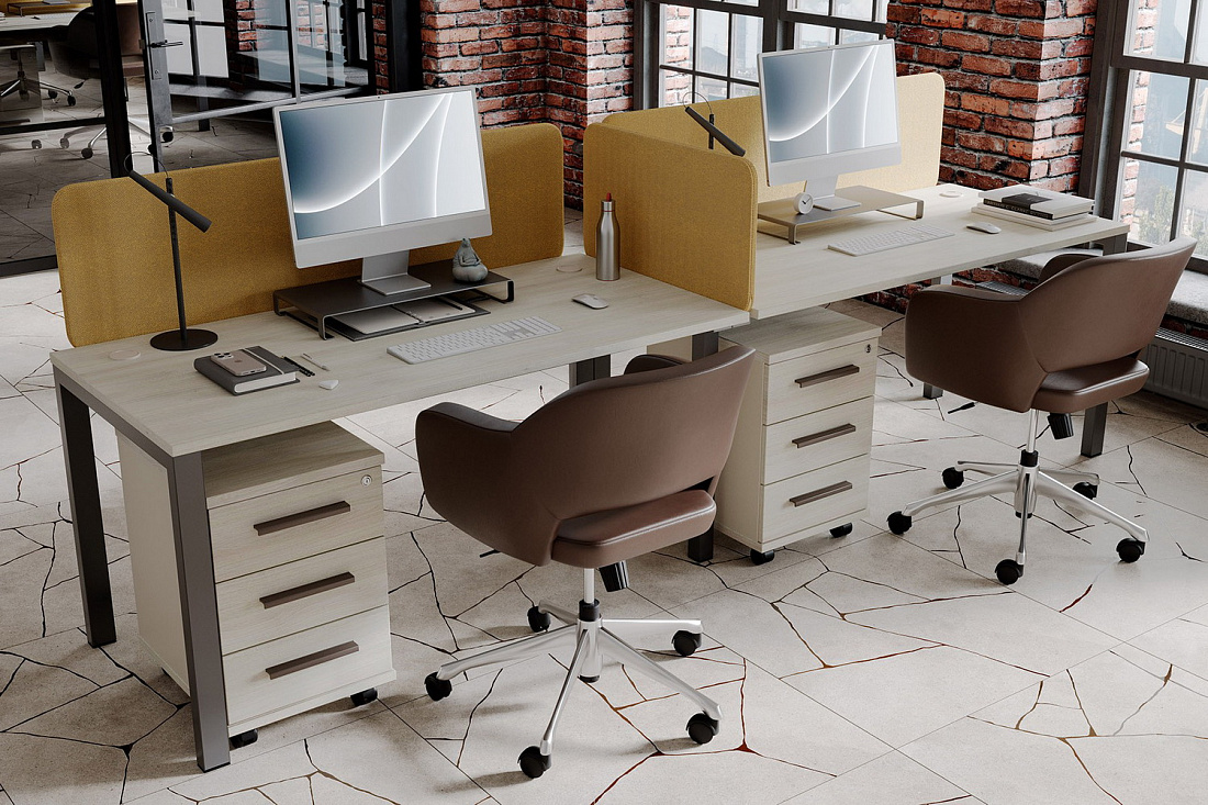 мебель для персонала new line дуб шамони светлый фото