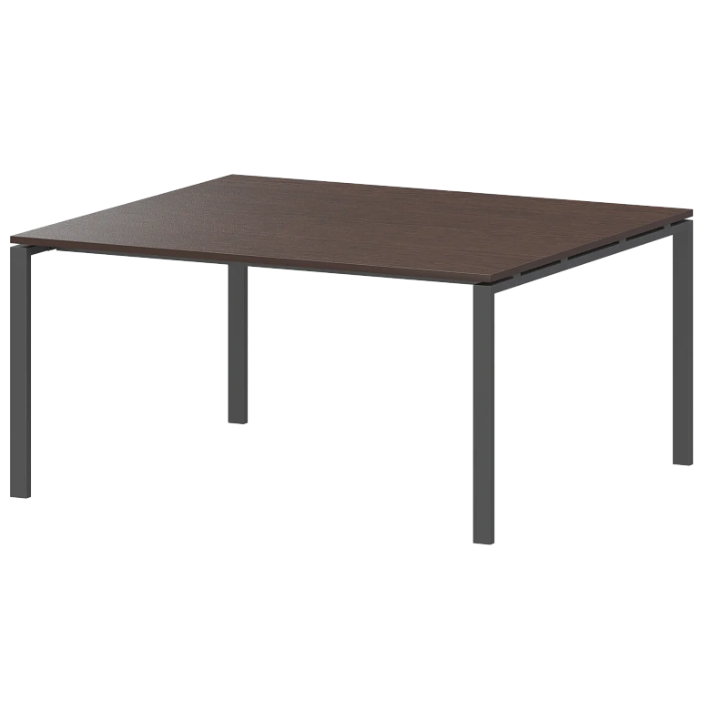 стол переговорный на металлокаркасе protech амп-003.123 дуб венге/антрацит фото
