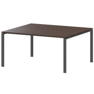 Стол на металлокаркасе для заседаний Protech АМП-140 Дуб венге/Антрацит фото