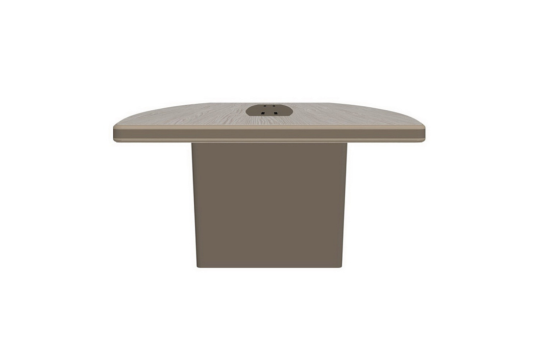 модульный конференц-стол new.tone nt-280 дуб серебристый фото