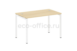 Стол письменный METAL SYSTEM QUATTRO 4x4 40БП.СП-2 Акация Лорка / Белый металл фото