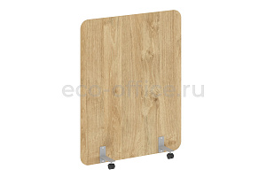 Перегородка на металлических опорах, на роликах R-LINE DP.R-120-150 Тиквуд Светлый фото