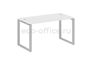 Стол письменный METAL SYSTEM STYLE БО.СП-3 Белый / Серый металл фото