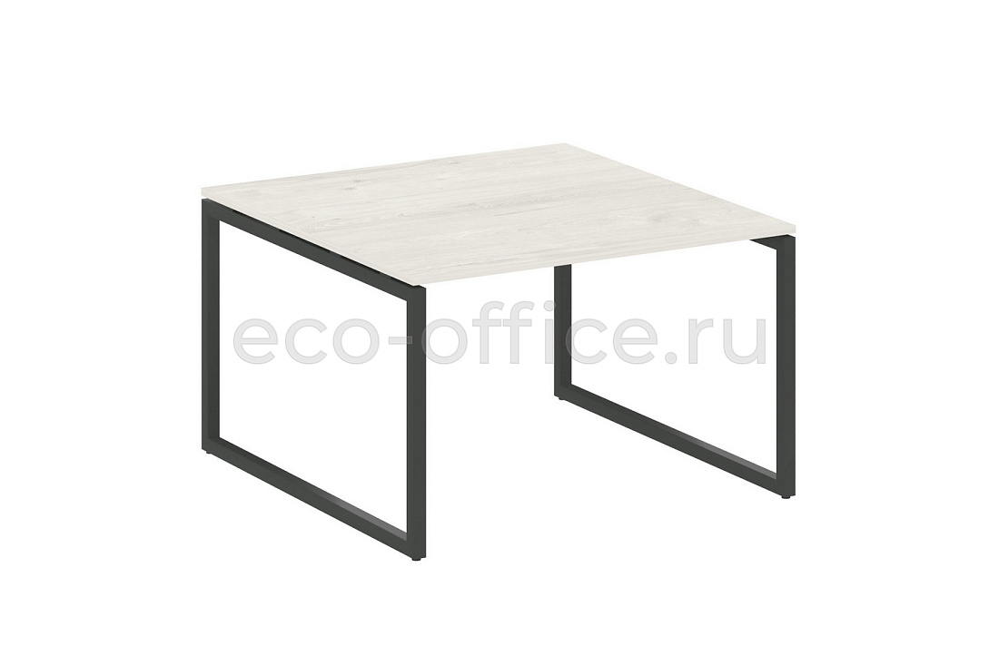 Стол переговорный (1 столешница) METAL SYSTEM QUATTRO 4x4 40БО.ПРГ-1.2 Дуб Наварра / Антрацит металл   стоимость
