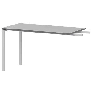 Бриф-приставка на металлокаркасе Protech АМ-120.60 Серый/Белый фото