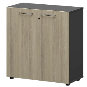 Шкаф низкий закрытый Protech СМШ28F Кронберг/Графит фото