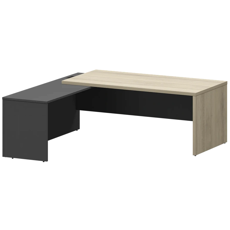 стол руководителя левый protech kzp-20l кронберг/графит фото