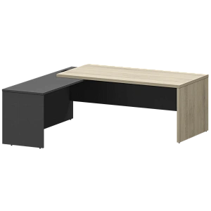 Стол руководителя левый Protech KZP-20L Кронберг/Графит фото