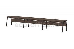 Линейный кластер на 3 рабочих места LAVANA STEEL T-152 Таксония Тёмная фото