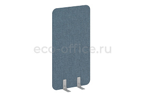 Перегородка на опорах с фетровыми подпятниками R-LINE SOFT AP.F-80-150 Рогожка Romeo 01 / Серый металл фото