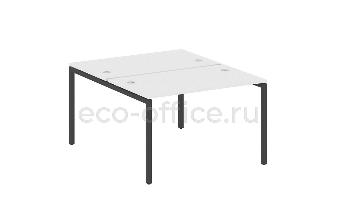 Рабочая станция METAL SYSTEM QUATTRO 4x4 40БП.РАС-СП-2.2 Белый / Антрацит металл  стоимость