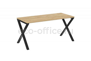 Стол рабочий LOFT VR.L-SRX-4.7 Тиквуд Светлый / Чёрный металл фото