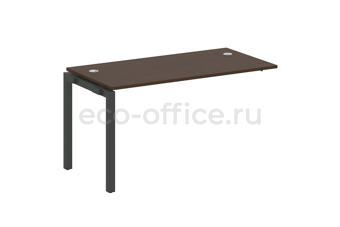 Проходной наборный элемент METAL SYSTEM QUATTRO 5x5 50БП.ПРС-СП-1.3 Венге Цаво / Антрацит металл купить в Москве