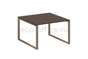 Стол переговорный (1 столешница) METAL SYSTEM STYLE БО.ПРГ-1.2 Венге Цаво / Мокко металл фото