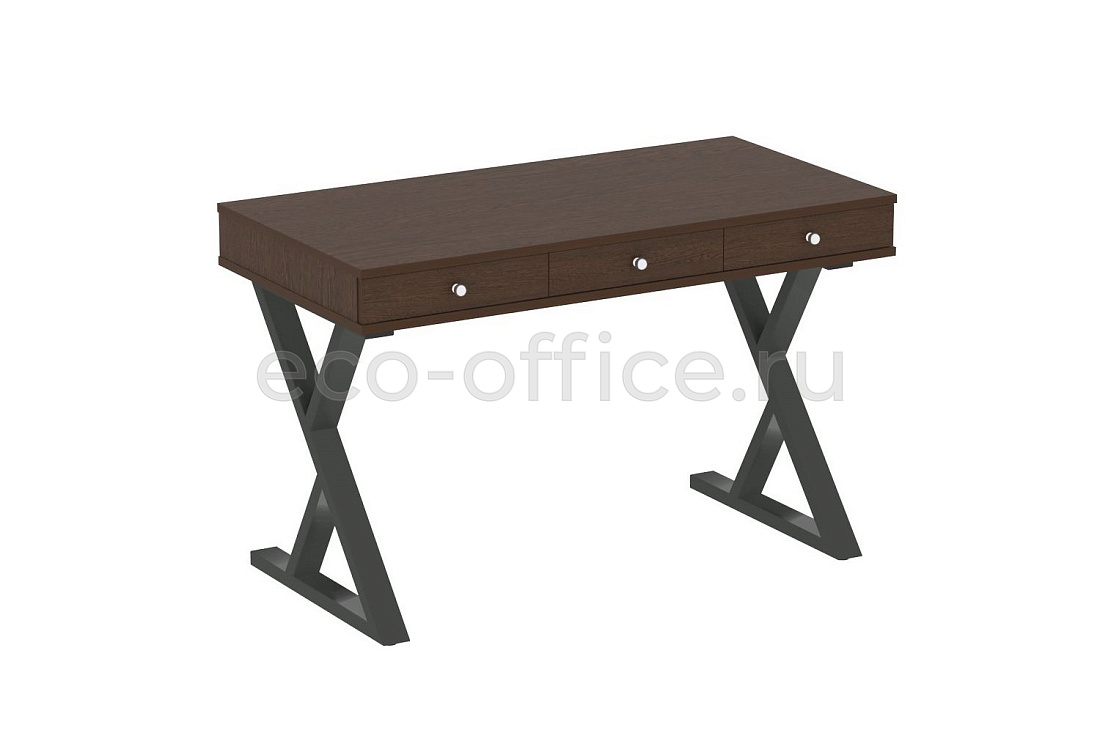 Стол на металлокаркасе HomeOffice VR.SP-1-118.M antracite Венге Цаво  стоимость