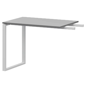 Бриф-приставка на металлокаркасе Protech АМ.О-090.60 Серый/Белый фото