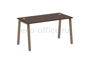 Стол письменный METAL SYSTEM STYLE БА.СП-3 Венге Цаво / Мокко металл фото