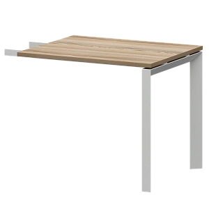 Бриф-приставка на металлокаркасе дуб сафари/белый Protech НТМПБ-П-709 Дуб сафари/Антрацит фото