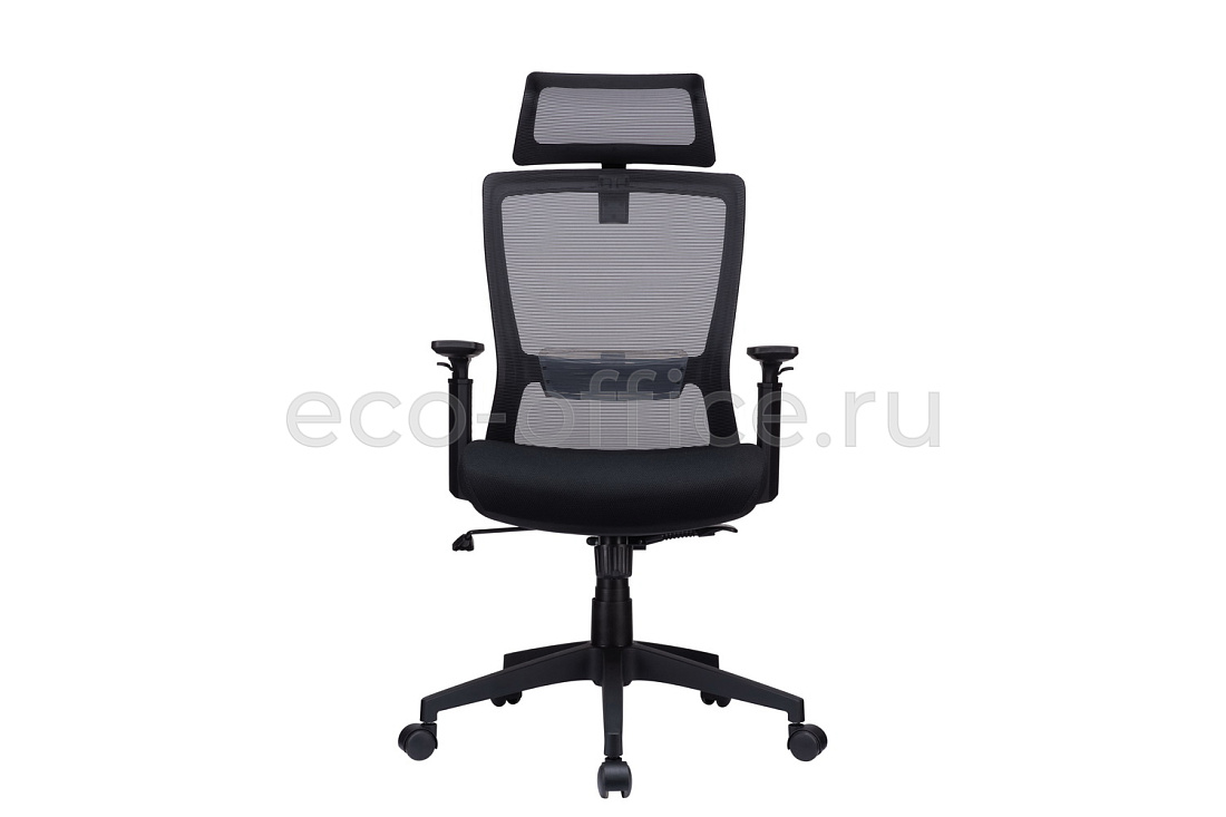 Кресло эргономичное RV Design LINE W-202 AC Чёрный пластик / Чёрная сетка  стоимость