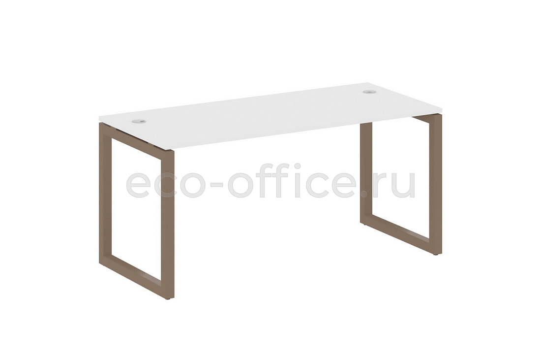 Стол письменный METAL SYSTEM QUATTRO 5x5 50БО.СП-4 Белый / Мокко металл  стоимость