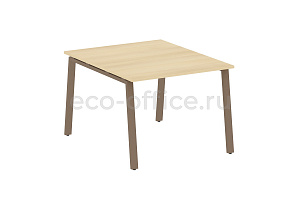 Стол переговорный (1 столешница) METAL SYSTEM STYLE БА.ПРГ-1.1 Акация Лорка / Мокко металл фото