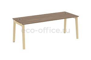 Стол рабочий руководителя ONIX WOOD DIRECT OW.SRR-6.8 Дуб Аризона / Дуб Светлый фото