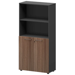 Шкаф высокий полузакрытый Protech СМШ48.28F Темный шимо/Графит фото