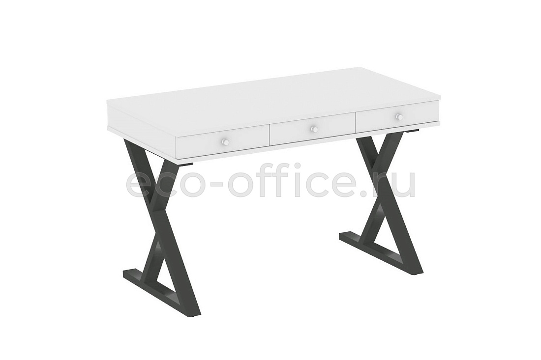Стол на металлокаркасе HomeOffice VR.SP-1-118.M antracite Белый  стоимость