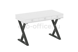 Стол на металлокаркасе HomeOffice VR.SP-1-118.M Белый / Антрацит металл фото