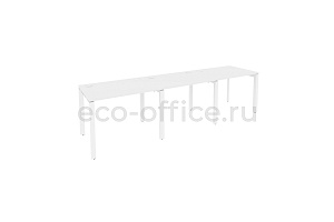 Рабочая станция на П-образном м/к ONIX O.MP-RS-3.1.7 Белый Бриллиант / Белый металл фото