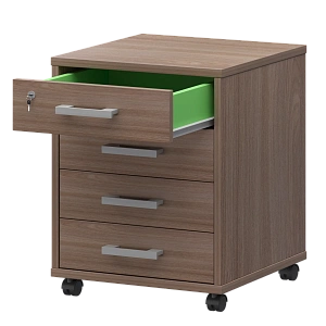 Тумба подкатная Protech АТЛ-04 Темный шимо фото