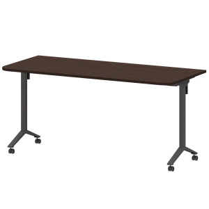 Стол мобильный складной радиусный Protech МБ22-160.70Р Дуб венге/Антрацит фото