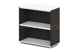 Стеллаж низкий SENTIDA S-61 Белый / Дуб Честерфилд фото