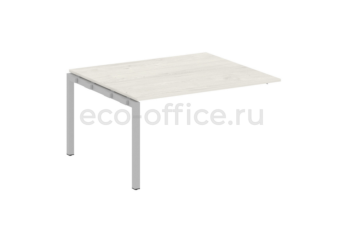 Проходной наборный элемент переговорного стола METAL SYSTEM QUATTRO 5x5 50БП.ППРГ-3 Дуб Наварра / Серый металл  стоимость
