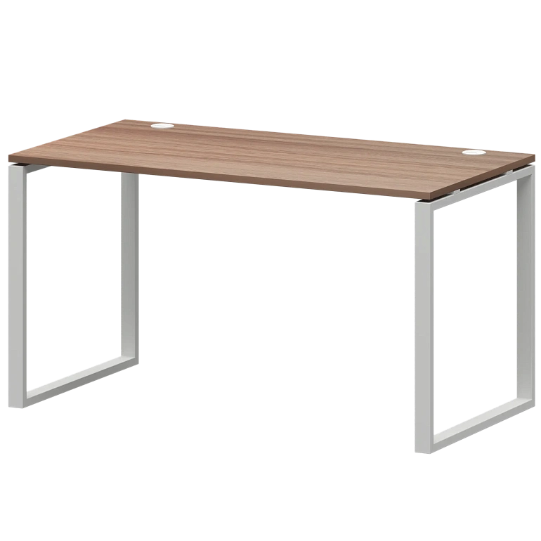 стол на металлокаркасе protech ам.о-003.60 темный шимо/белый фото