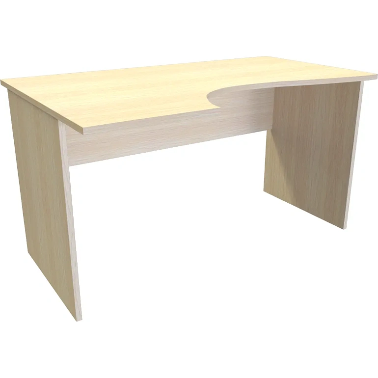 стол эргономичный левый protech мр-04.лв ясень шимо фото