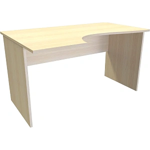 Стол эргономичный левый Protech МР-04.ЛВ Ясень шимо фото